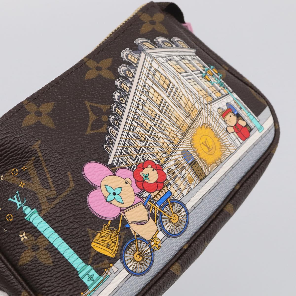 LOUIS VUITTON Vivienne Mini Pochette Accessoires Pouch M81760 LV Auth ka7248M