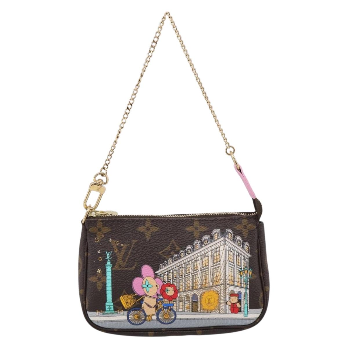 LOUIS VUITTON Vivienne Mini Pochette Accessoires Pouch M81760 LV Auth ka7248M
