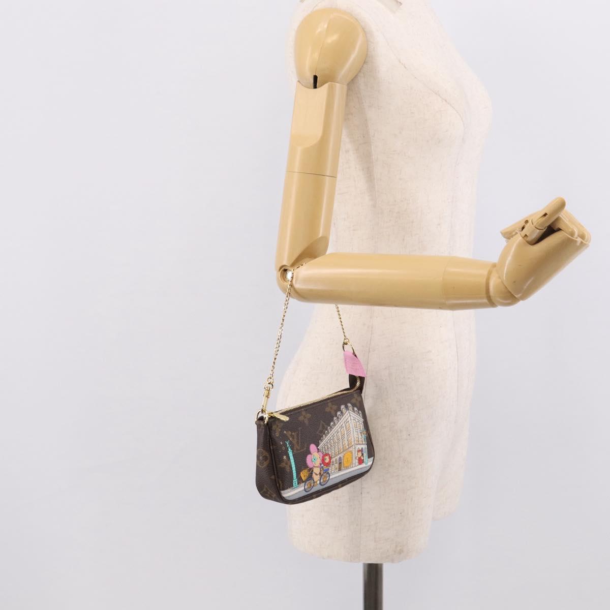 LOUIS VUITTON Vivienne Mini Pochette Accessoires Pouch M81760 LV Auth ka7248M