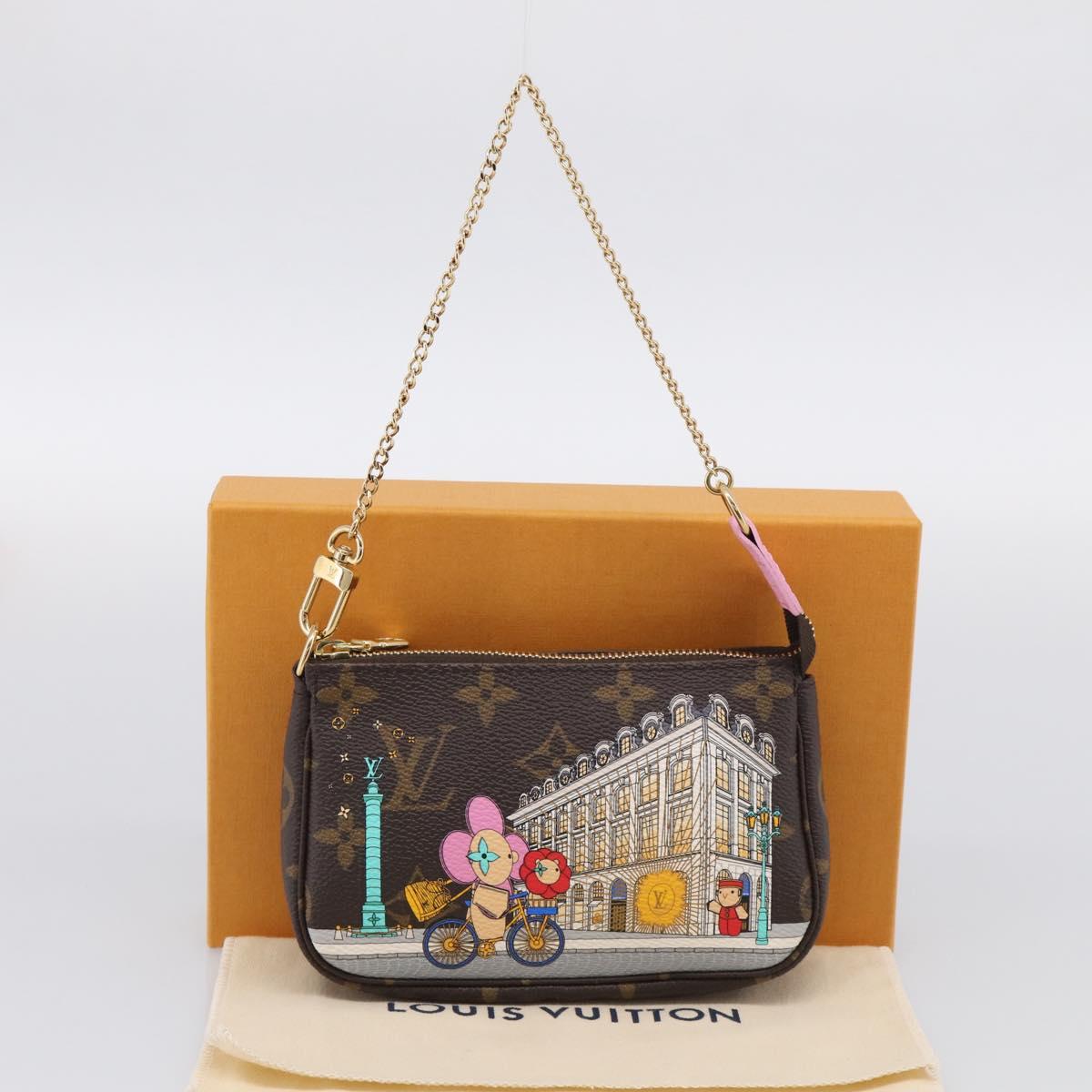 LOUIS VUITTON Vivienne Mini Pochette Accessoires Pouch M81760 LV Auth ka7248M
