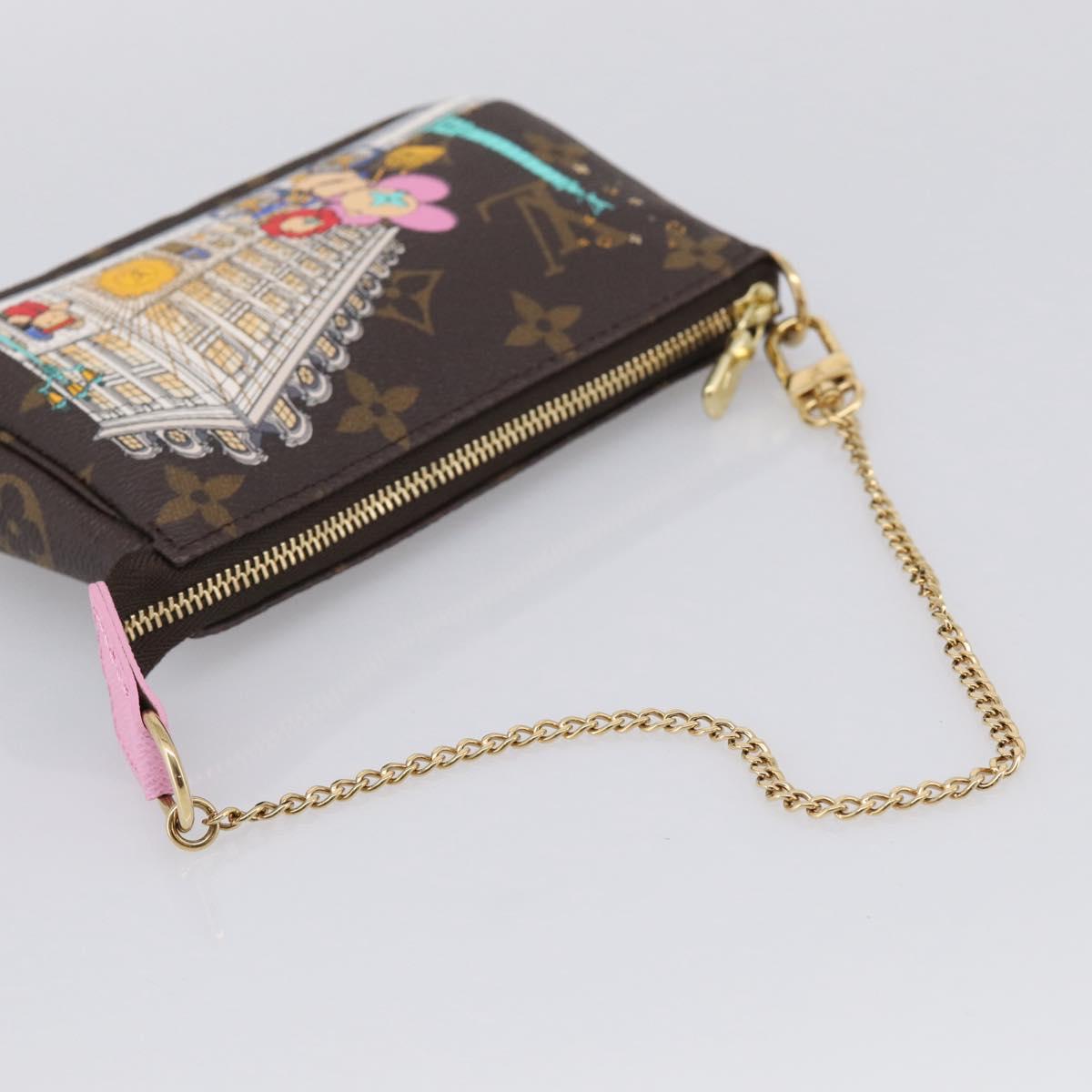 LOUIS VUITTON Vivienne Mini Pochette Accessoires Pouch M81760 LV Auth ka7248M