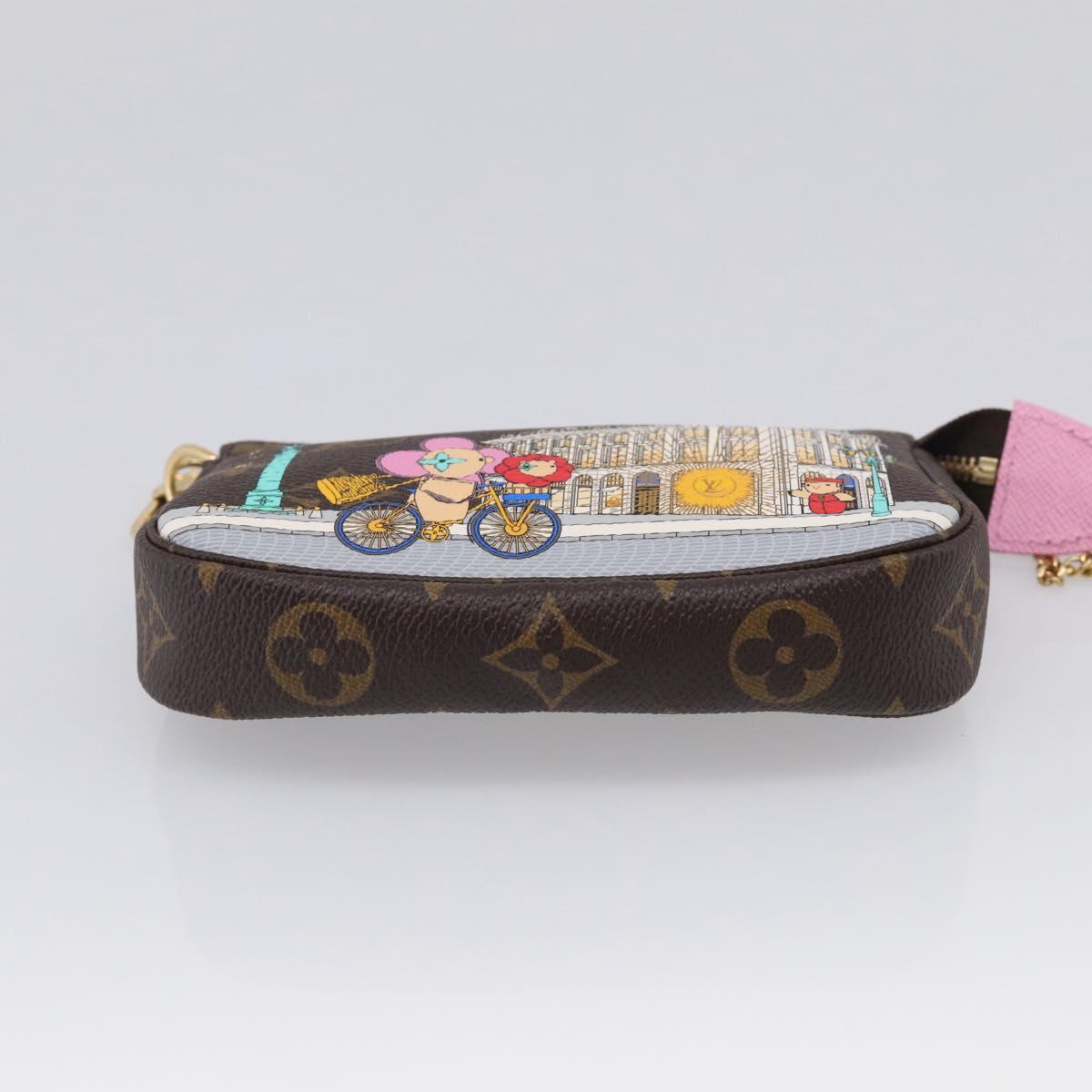 LOUIS VUITTON Vivienne Mini Pochette Accessoires Pouch M81760 LV Auth ka7248M
