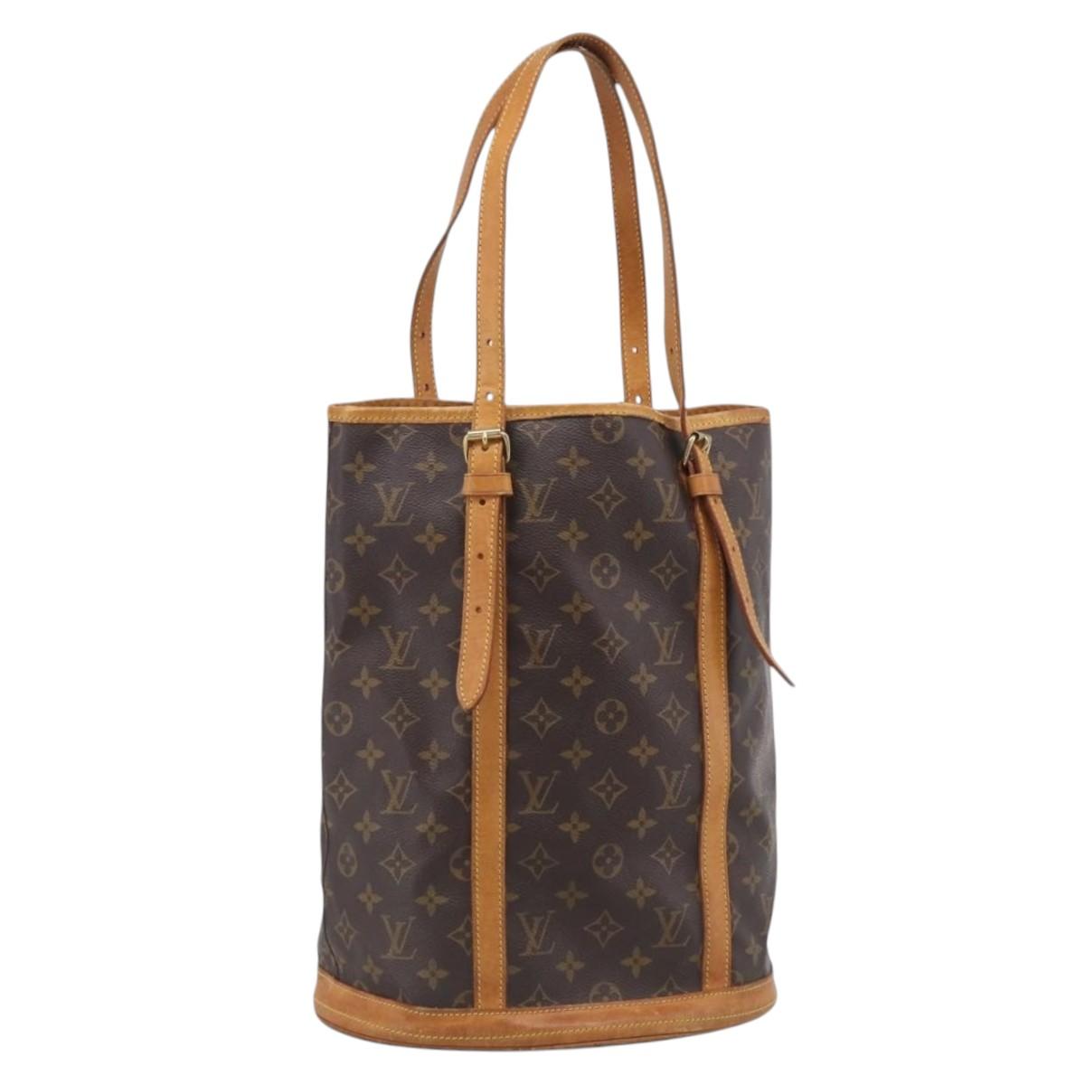 LOUIS VUITTON Monogram Bucket GM Shoulder Bag M42236 LV Auth ka7249