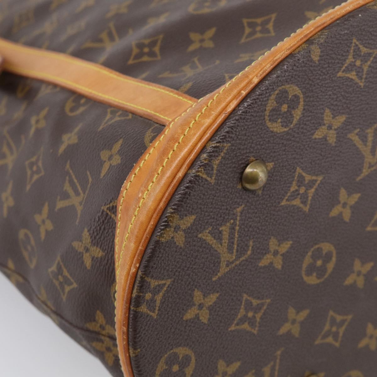 LOUIS VUITTON Monogram Bucket GM Shoulder Bag M42236 LV Auth ka7249