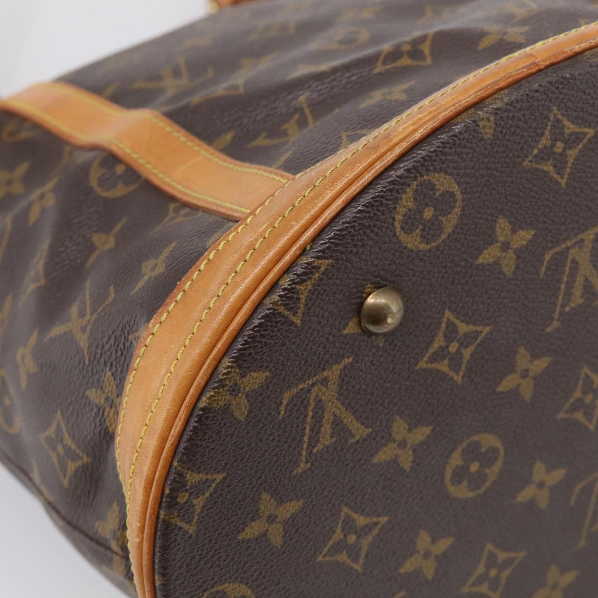 LOUIS VUITTON Monogram Bucket GM Shoulder Bag M42236 LV Auth ka7249