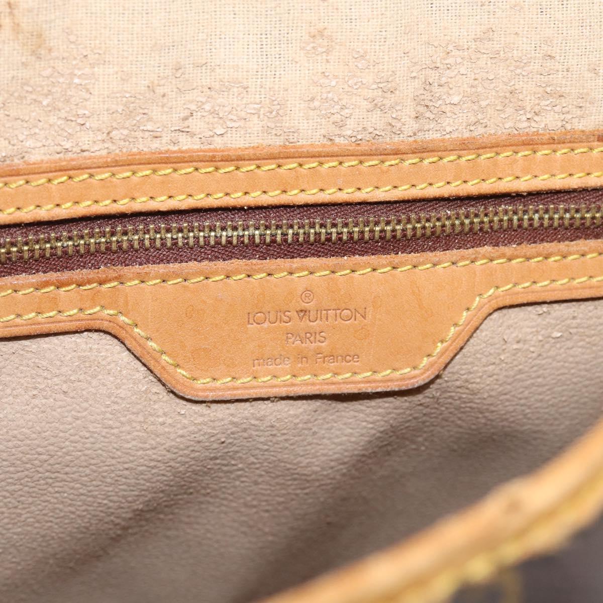 LOUIS VUITTON Monogram Bucket GM Shoulder Bag M42236 LV Auth ka7249