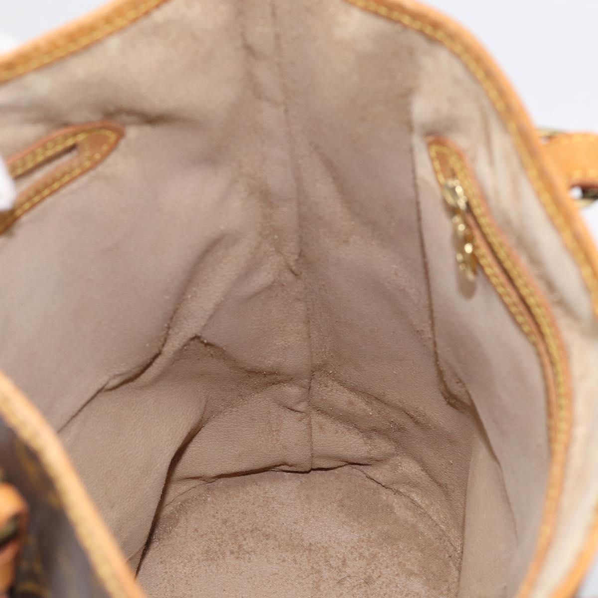 LOUIS VUITTON Monogram Bucket GM Shoulder Bag M42236 LV Auth ka7249