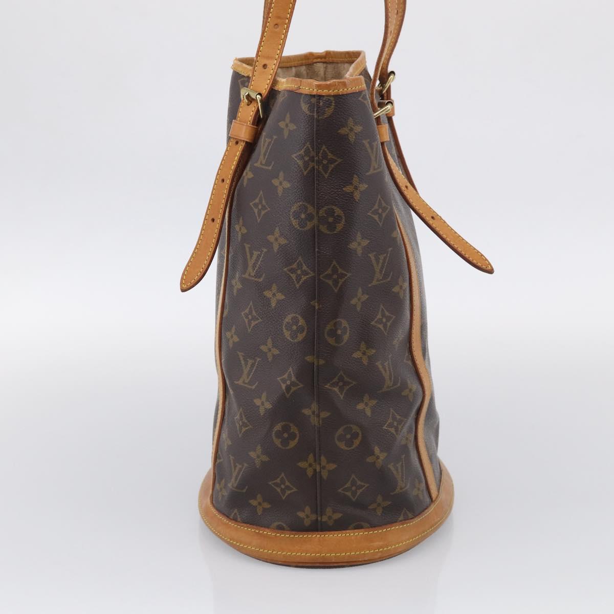 LOUIS VUITTON Monogram Bucket GM Shoulder Bag M42236 LV Auth ka7249