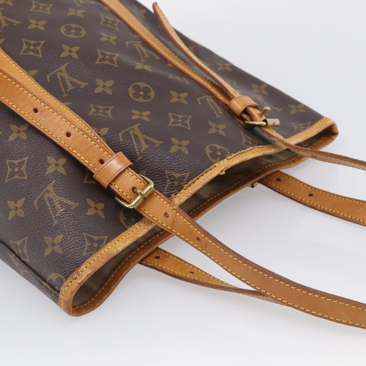 LOUIS VUITTON Monogram Bucket GM Shoulder Bag M42236 LV Auth ka7249