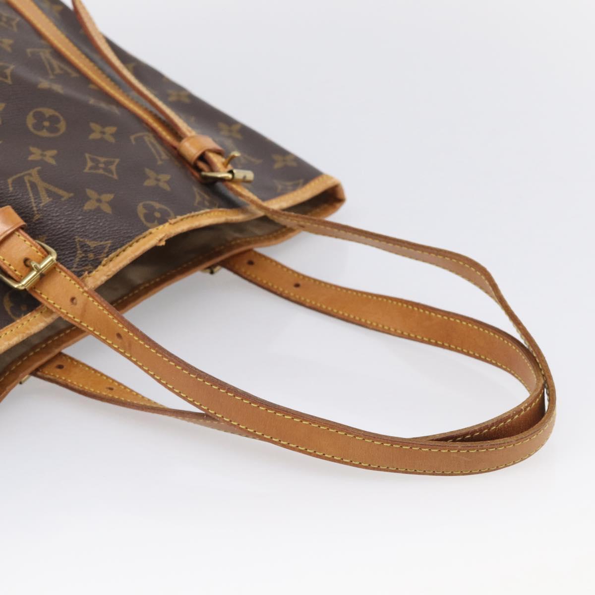LOUIS VUITTON Monogram Bucket GM Shoulder Bag M42236 LV Auth ka7249