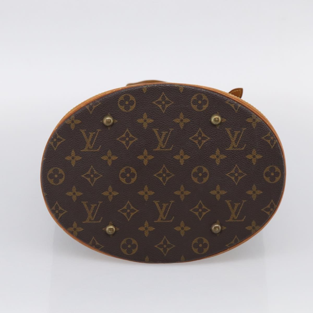 LOUIS VUITTON Monogram Bucket GM Shoulder Bag M42236 LV Auth ka7249