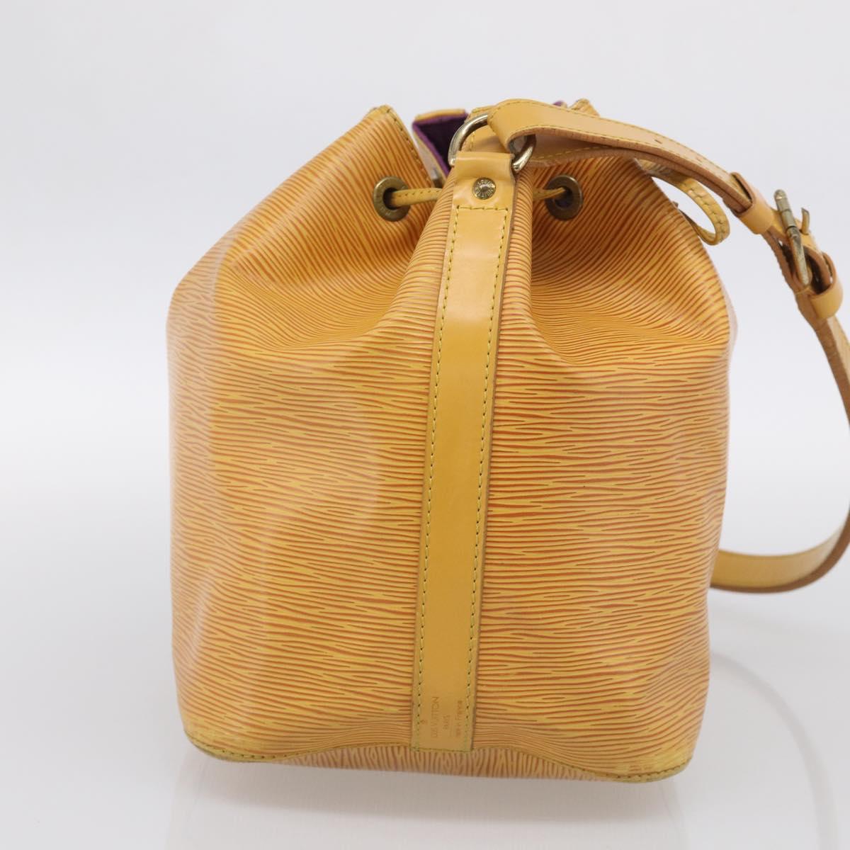 LOUIS VUITTON Epi Petit Noe Shoulder Bag Yellow M44109 LV Auth ka7253