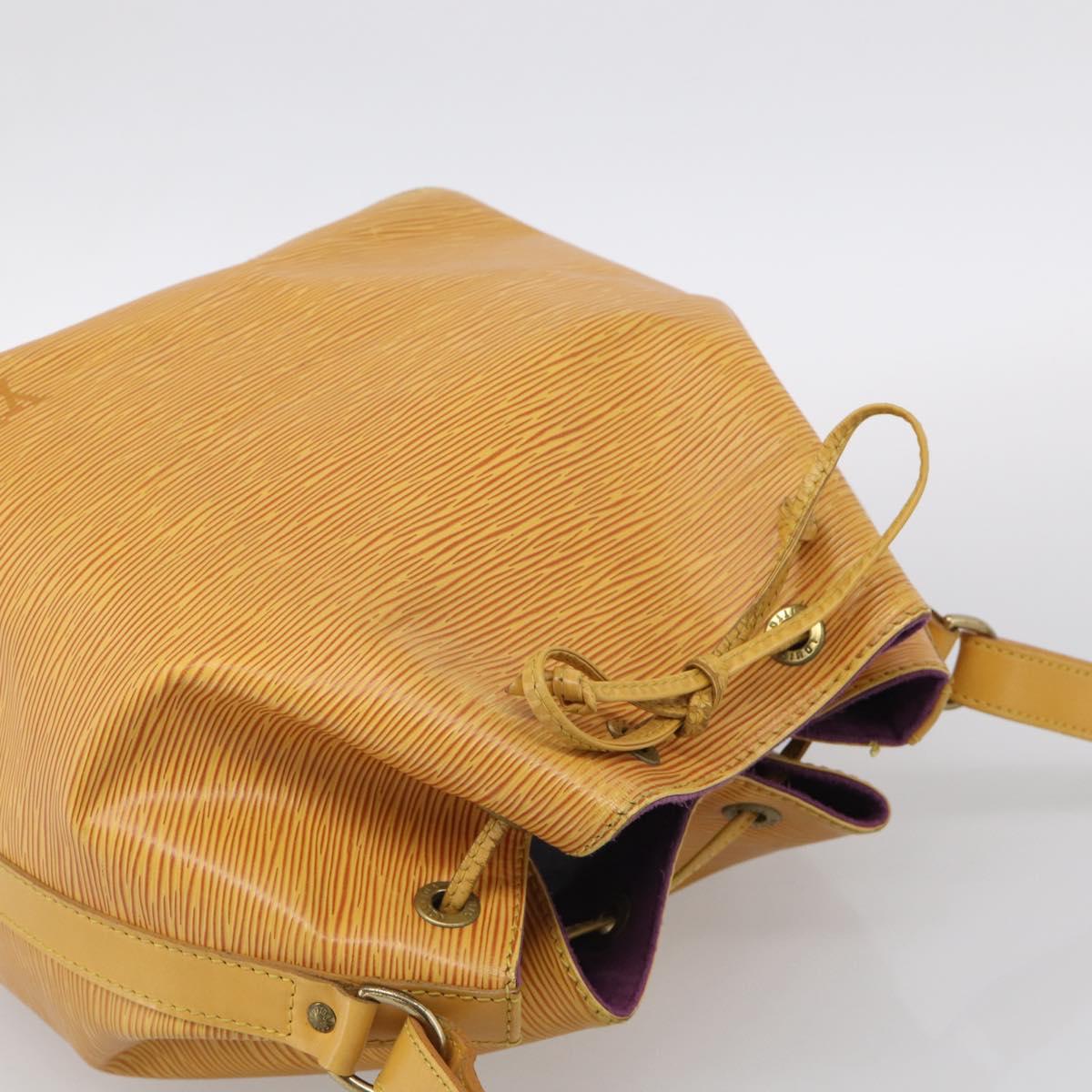 LOUIS VUITTON Epi Petit Noe Shoulder Bag Yellow M44109 LV Auth ka7253