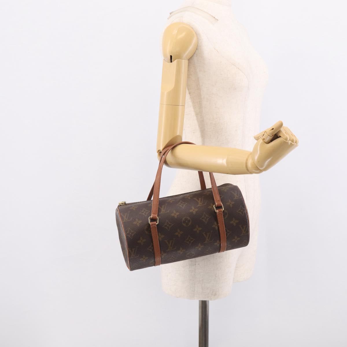 LOUIS VUITTON Monogram Papillon 26 Hand Bag M51386 LV Auth ka7254