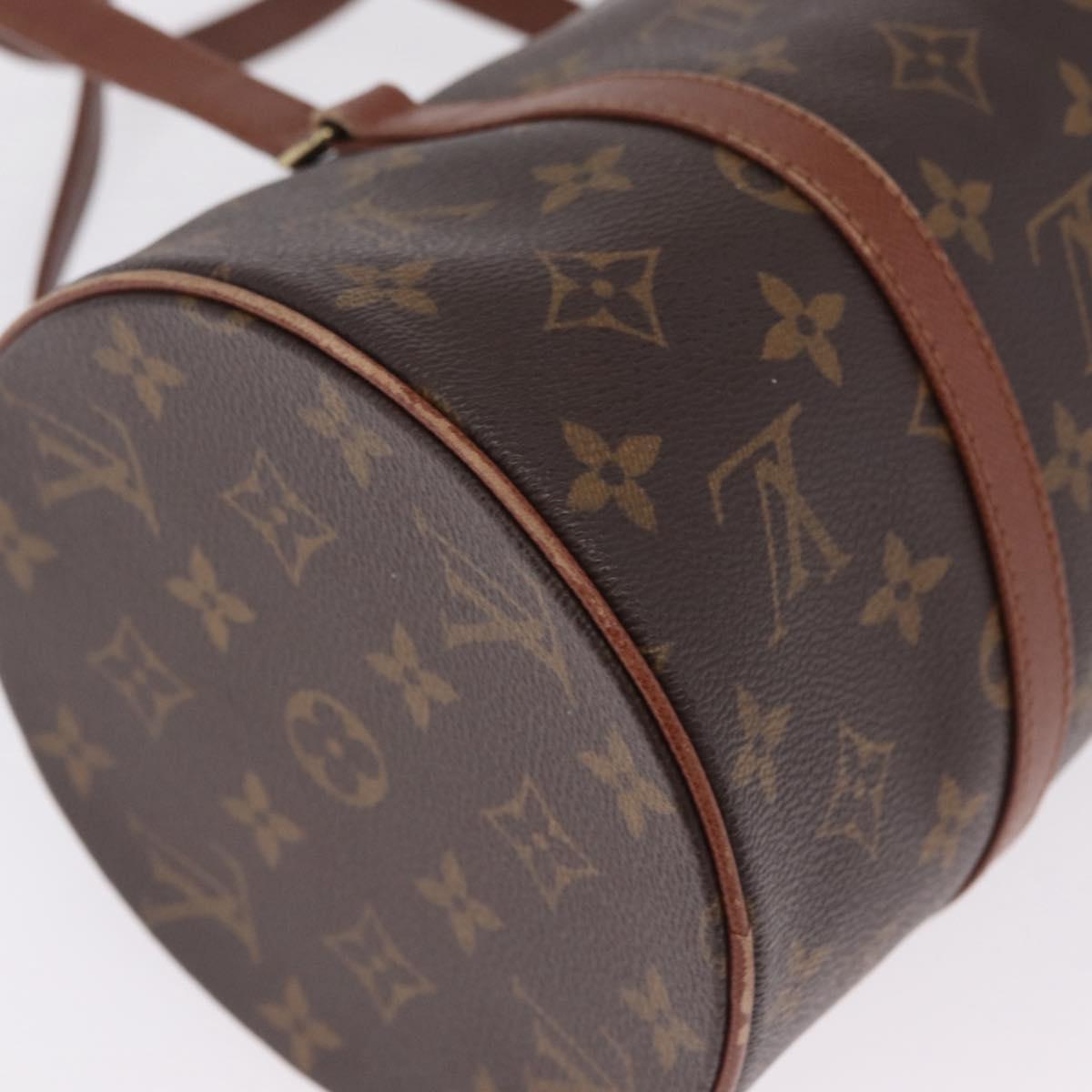 LOUIS VUITTON Monogram Papillon 30 Hand Bag M51365 LV Auth ka7255A