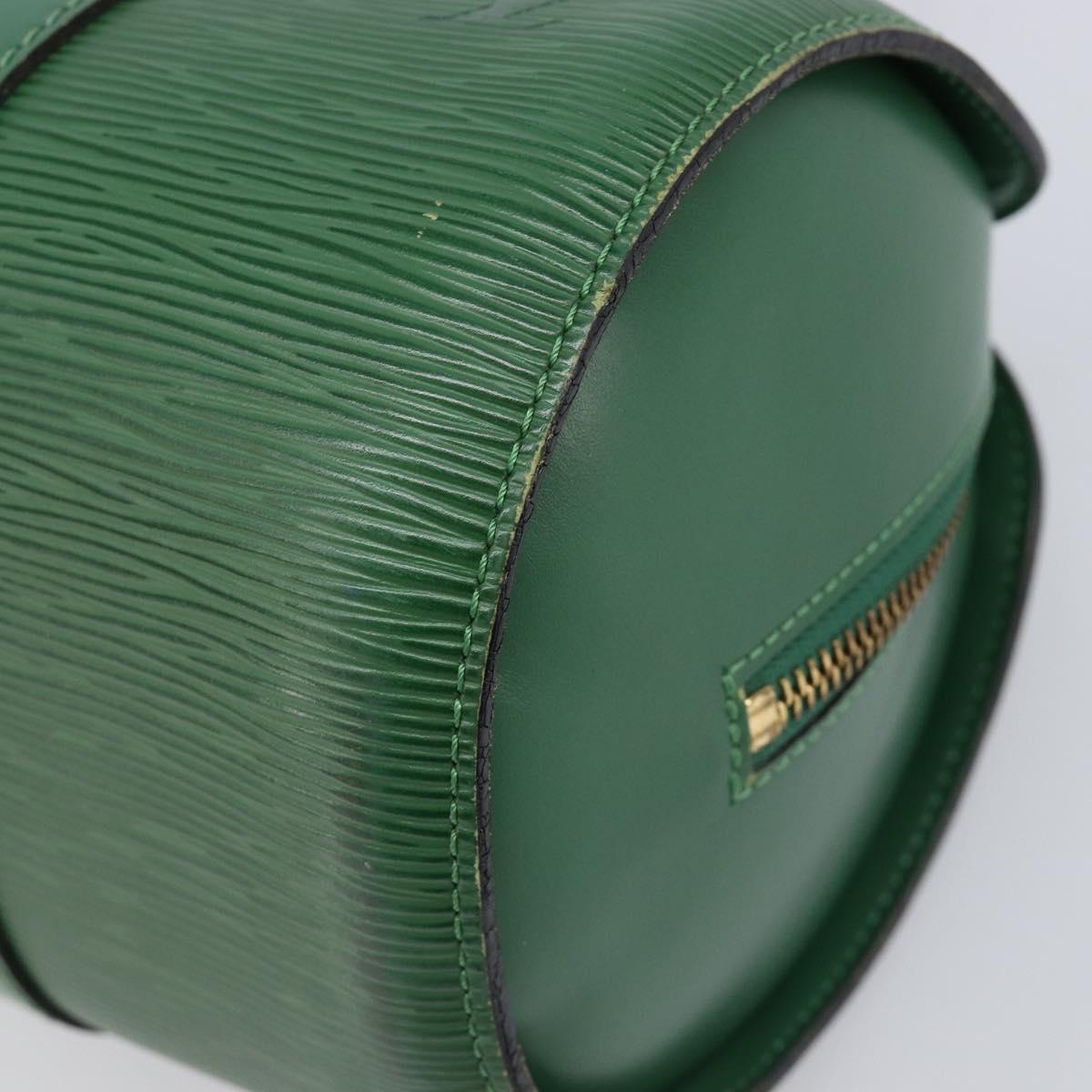 LOUIS VUITTON Epi Soufflot Hand Bag Green M52224 LV Auth ka7257
