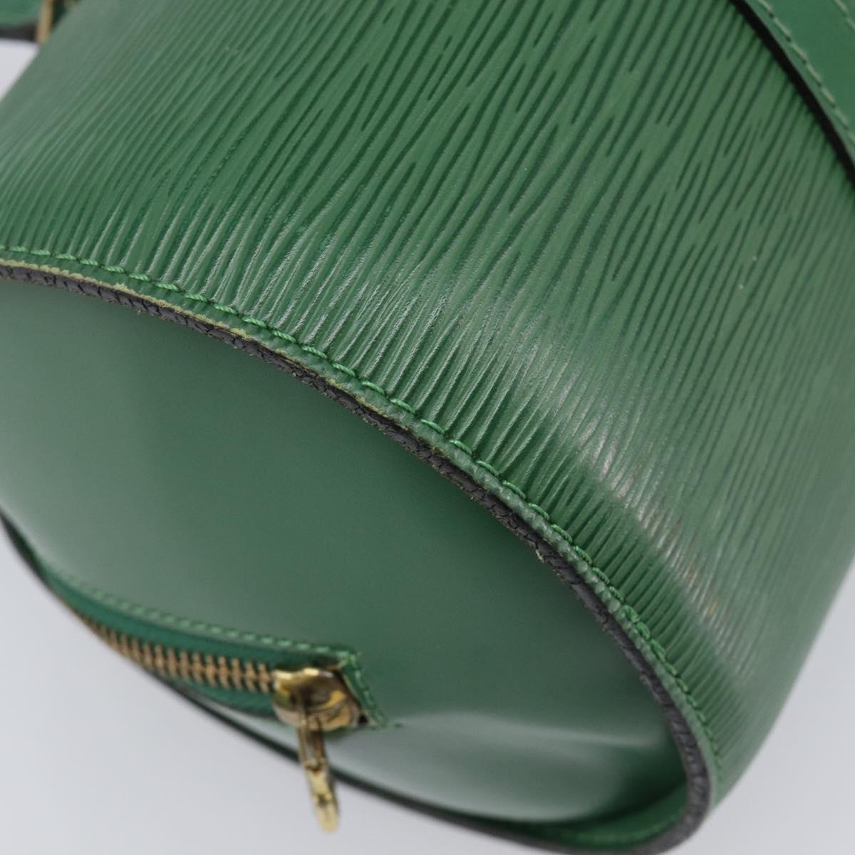 LOUIS VUITTON Epi Soufflot Hand Bag Green M52224 LV Auth ka7257