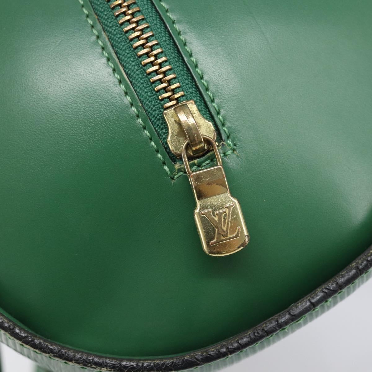 LOUIS VUITTON Epi Soufflot Hand Bag Green M52224 LV Auth ka7257