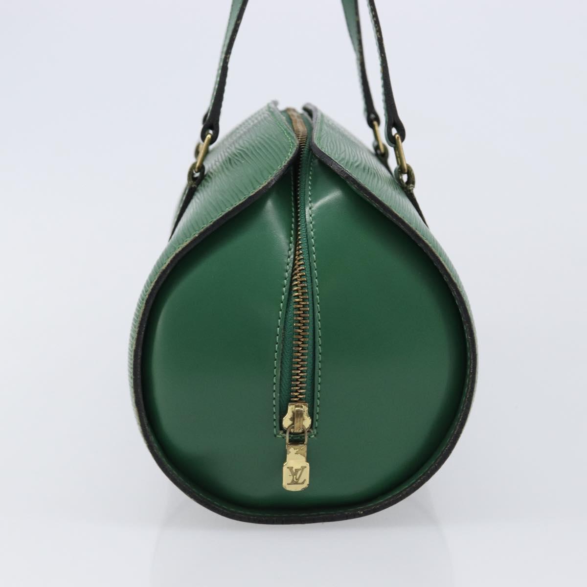 LOUIS VUITTON Epi Soufflot Hand Bag Green M52224 LV Auth ka7257
