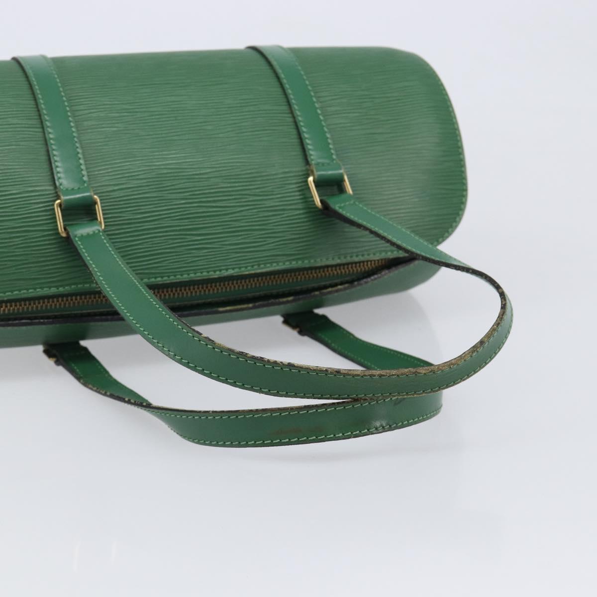 LOUIS VUITTON Epi Soufflot Hand Bag Green M52224 LV Auth ka7257
