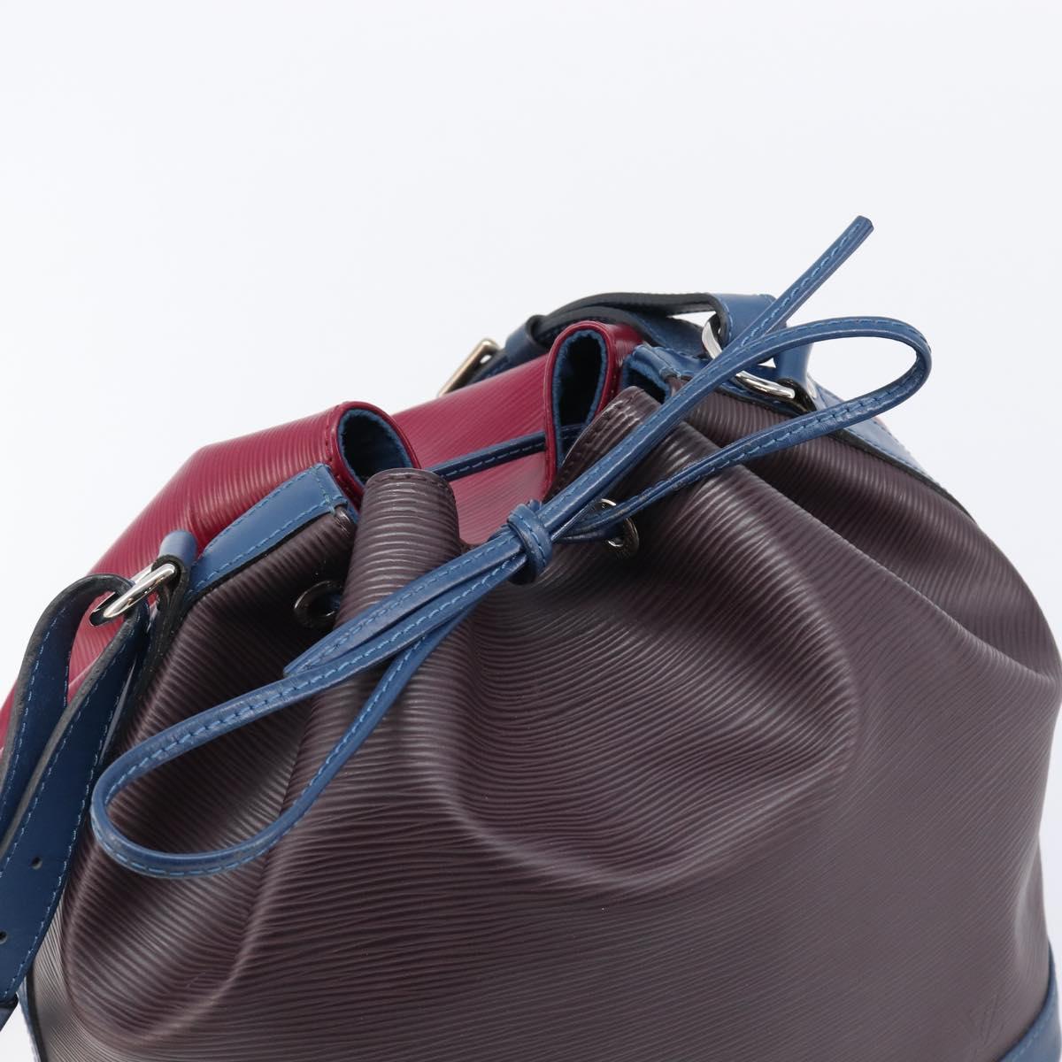 LOUIS VUITTON Epi Petit Noe Shoulder Bag Wine Red LV Auth ka7260V