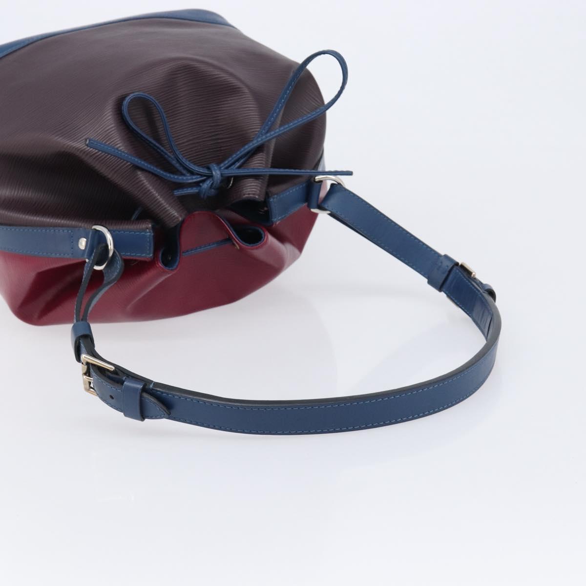 LOUIS VUITTON Epi Petit Noe Shoulder Bag Wine Red LV Auth ka7260V