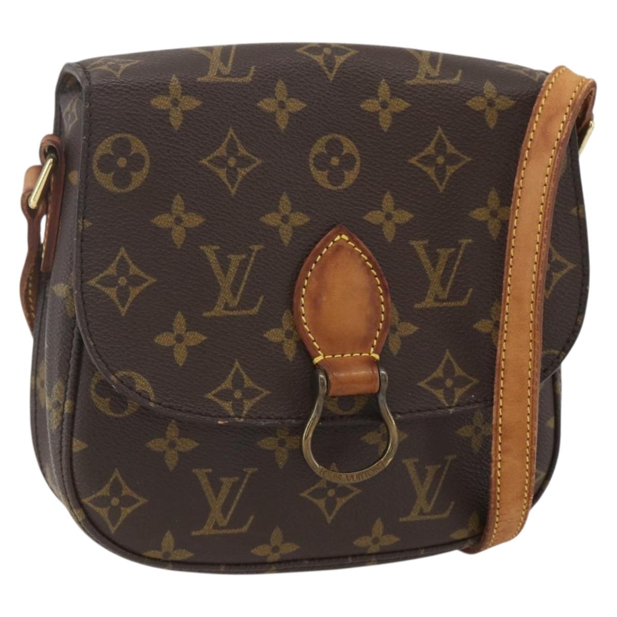 LOUIS VUITTON Monogram Saint Cloud MM Shoulder Bag M51243 LV Auth ka729