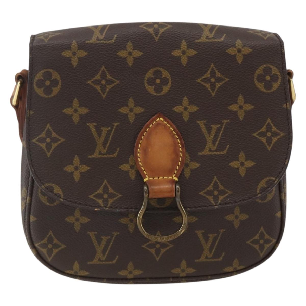 LOUIS VUITTON Monogram Saint Cloud MM Shoulder Bag M51243 LV Auth ka729