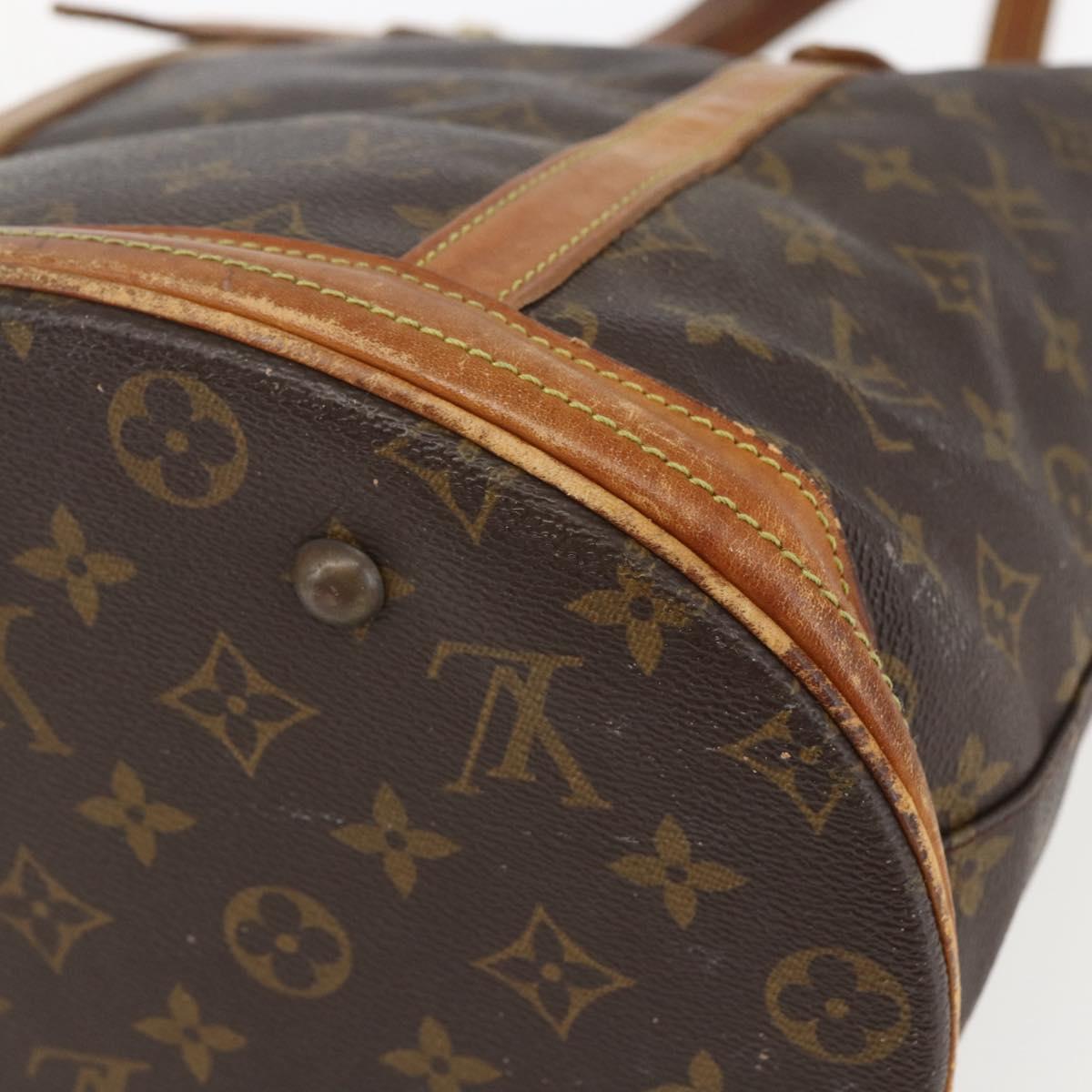 LOUIS VUITTON Monogram Bucket GM Shoulder Bag M42236 LV Auth ka730