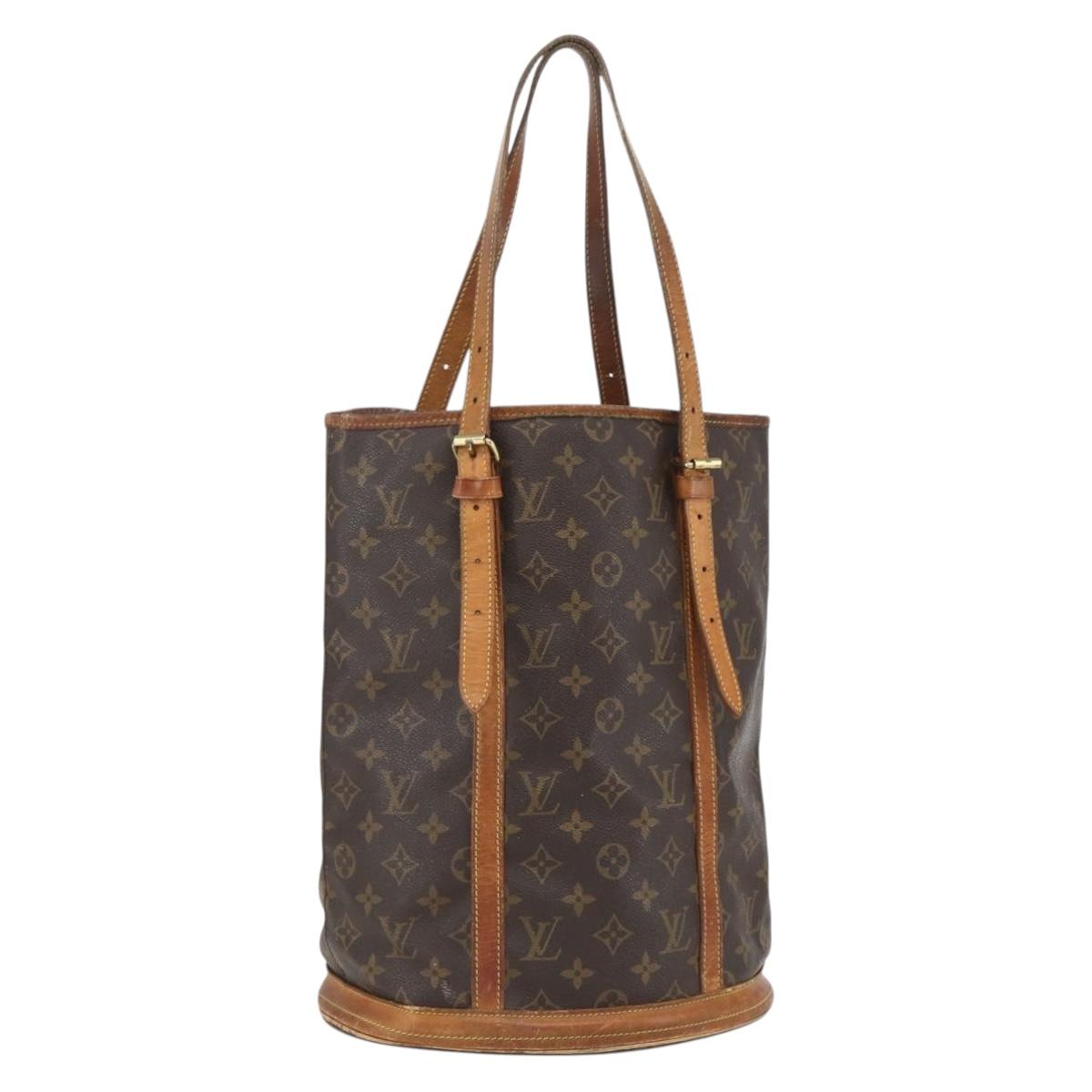 LOUIS VUITTON Monogram Bucket GM Shoulder Bag M42236 LV Auth ka730