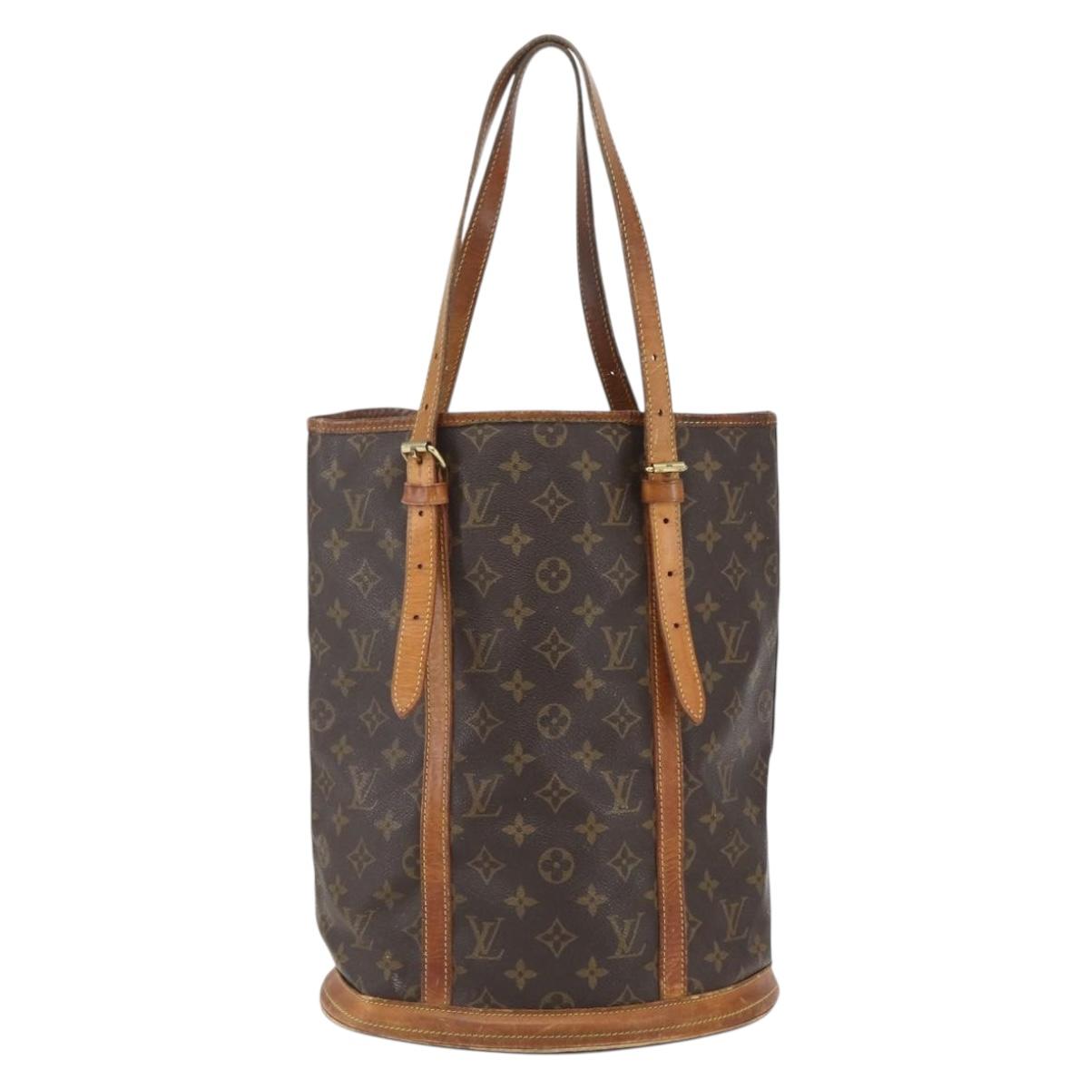 LOUIS VUITTON Monogram Bucket GM Shoulder Bag M42236 LV Auth ka730