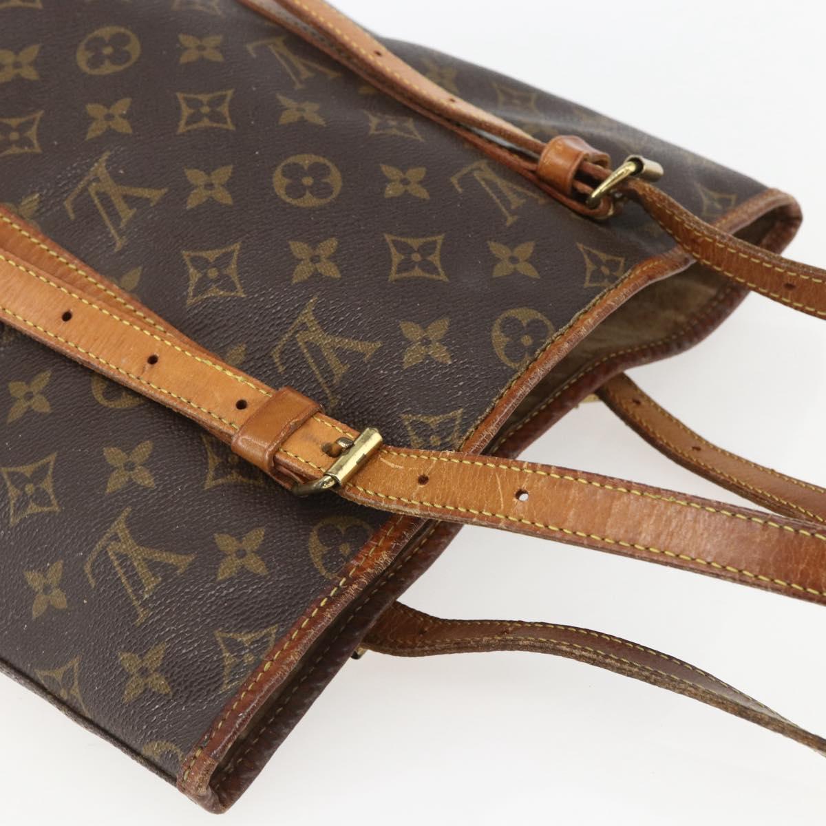 LOUIS VUITTON Monogram Bucket GM Shoulder Bag M42236 LV Auth ka730