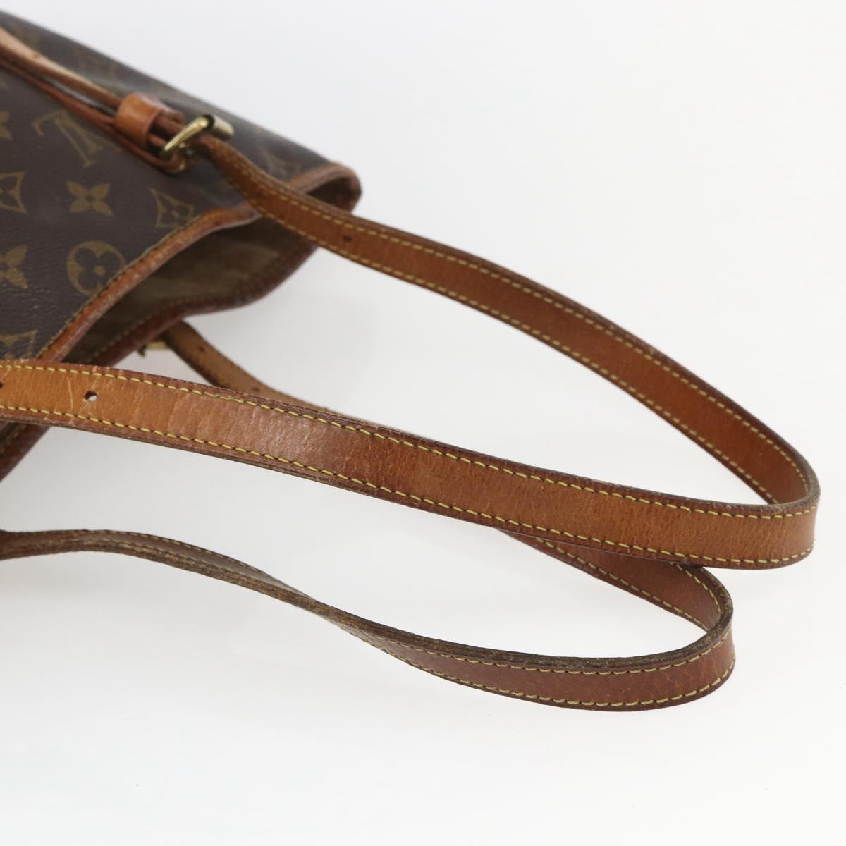 LOUIS VUITTON Monogram Bucket GM Shoulder Bag M42236 LV Auth ka730