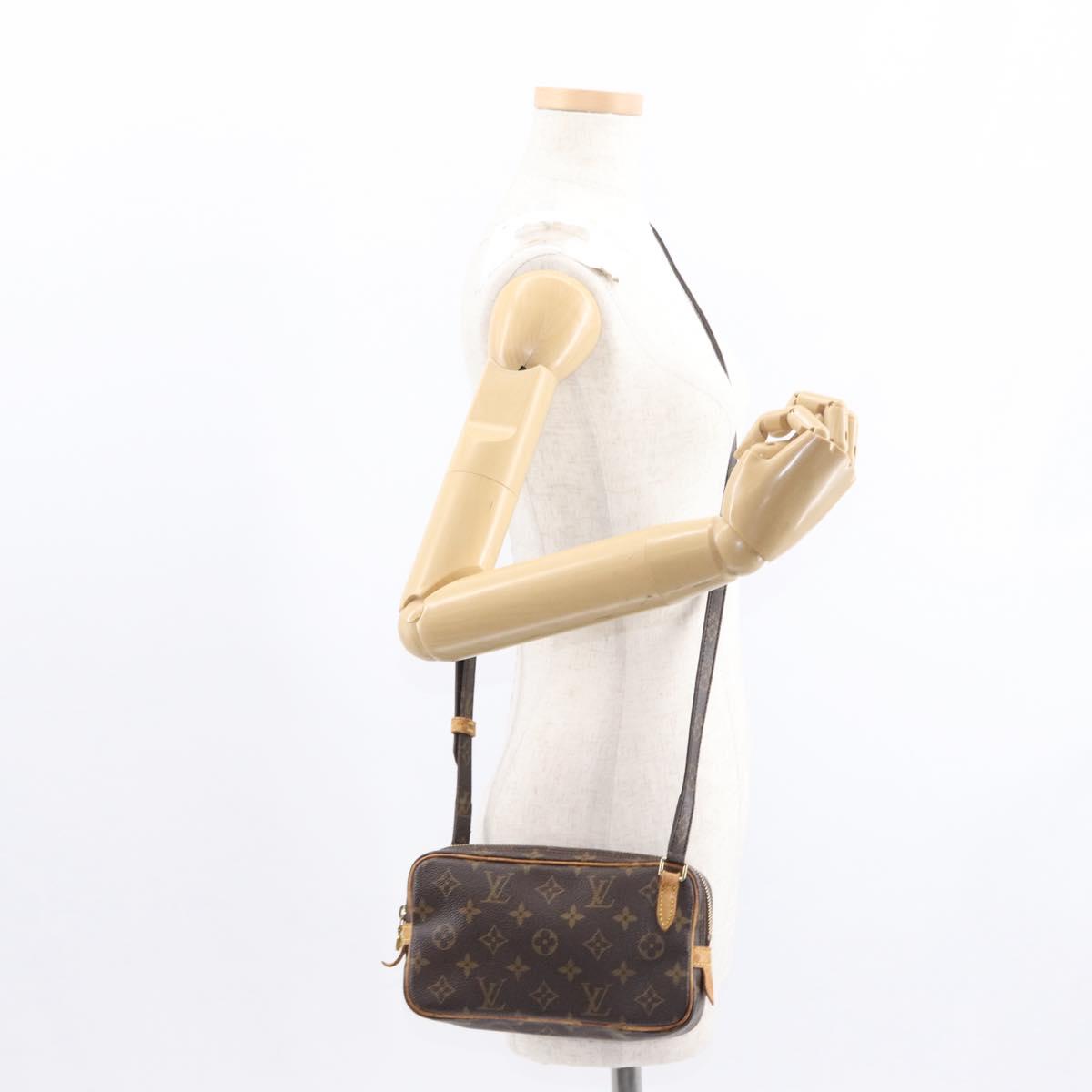 LOUIS VUITTON Monogram Marly Bandouliere Shoulder Bag M51828 LV Auth ka734