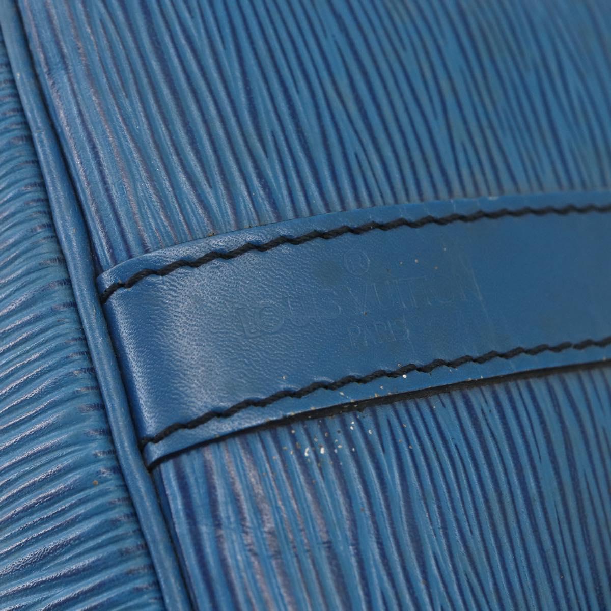 LOUIS VUITTON Epi Petit Noe Shoulder Bag Blue M44105 LV Auth ka741