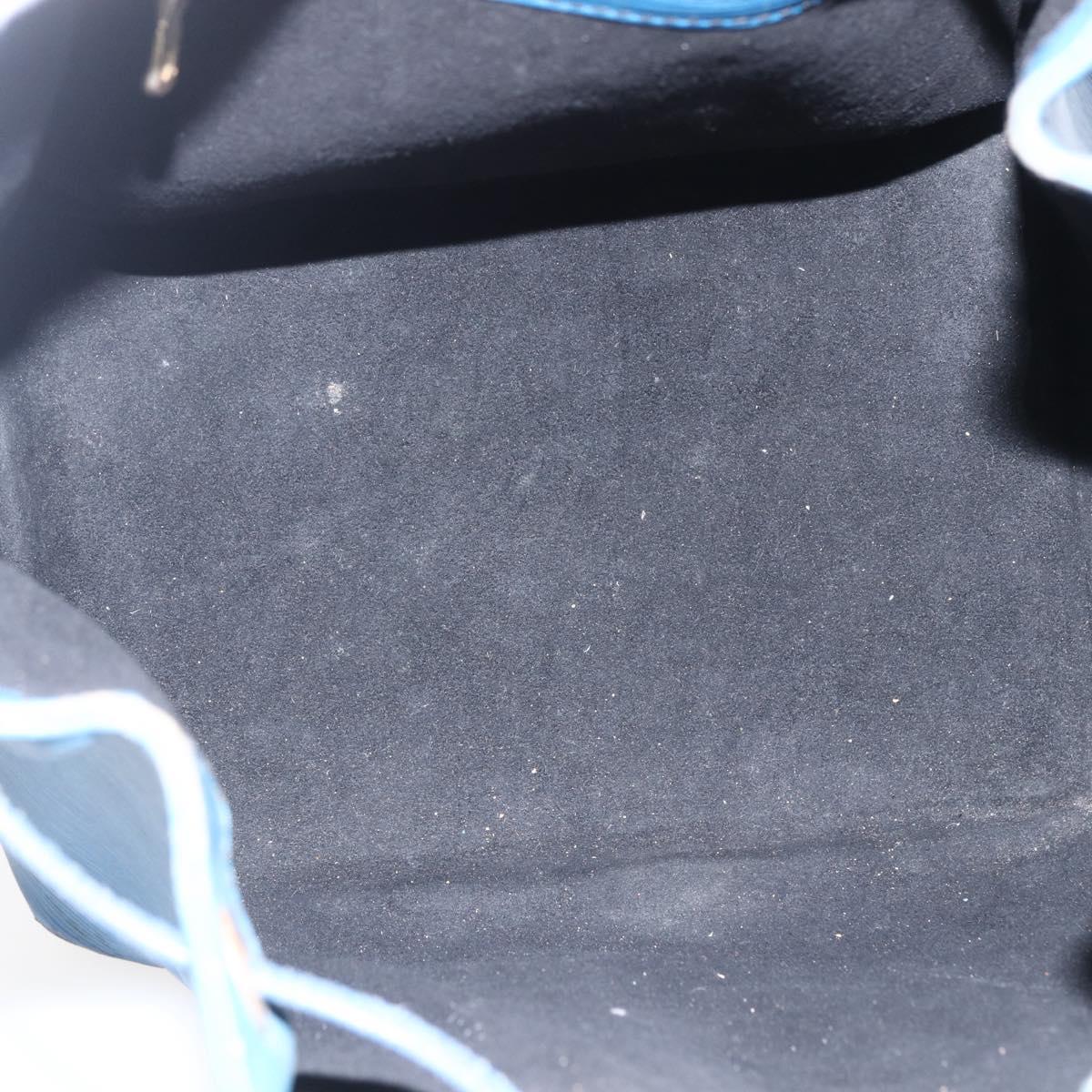 LOUIS VUITTON Epi Petit Noe Shoulder Bag Blue M44105 LV Auth ka741