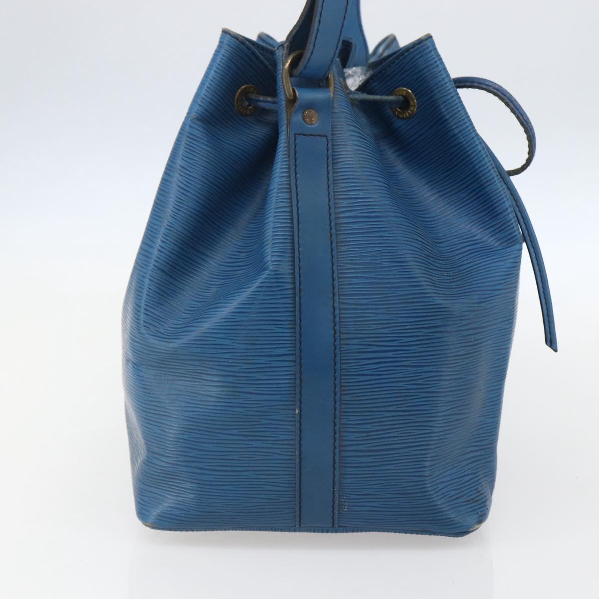 LOUIS VUITTON Epi Petit Noe Shoulder Bag Blue M44105 LV Auth ka741