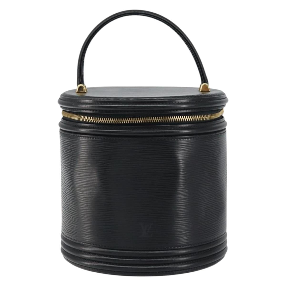 LOUIS VUITTON Epi Cannes Hand Bag Black M48032 LV Auth ka750