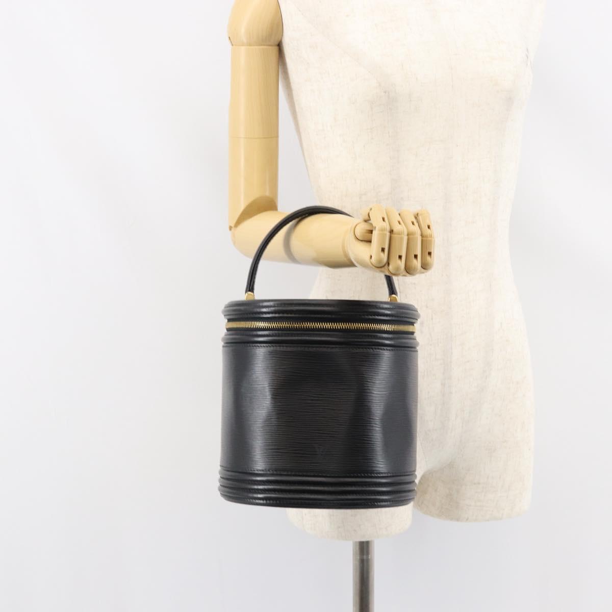 LOUIS VUITTON Epi Cannes Hand Bag Black M48032 LV Auth ka750