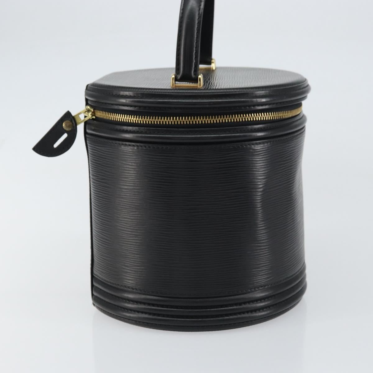 LOUIS VUITTON Epi Cannes Hand Bag Black M48032 LV Auth ka750