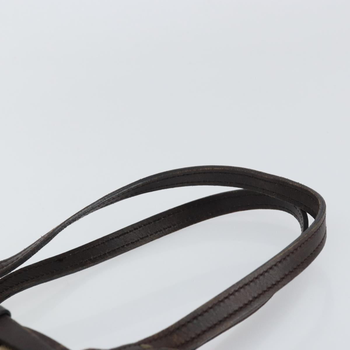 GUCCI GG Canvas Tote Bag Beige Gold 107757 Auth ka751