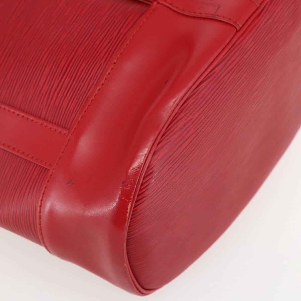 LOUIS VUITTON Epi Randonnee PM Shoulder Bag Red M52357 LV Auth ka752