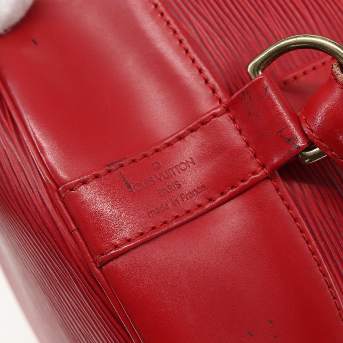 LOUIS VUITTON Epi Randonnee PM Shoulder Bag Red M52357 LV Auth ka752