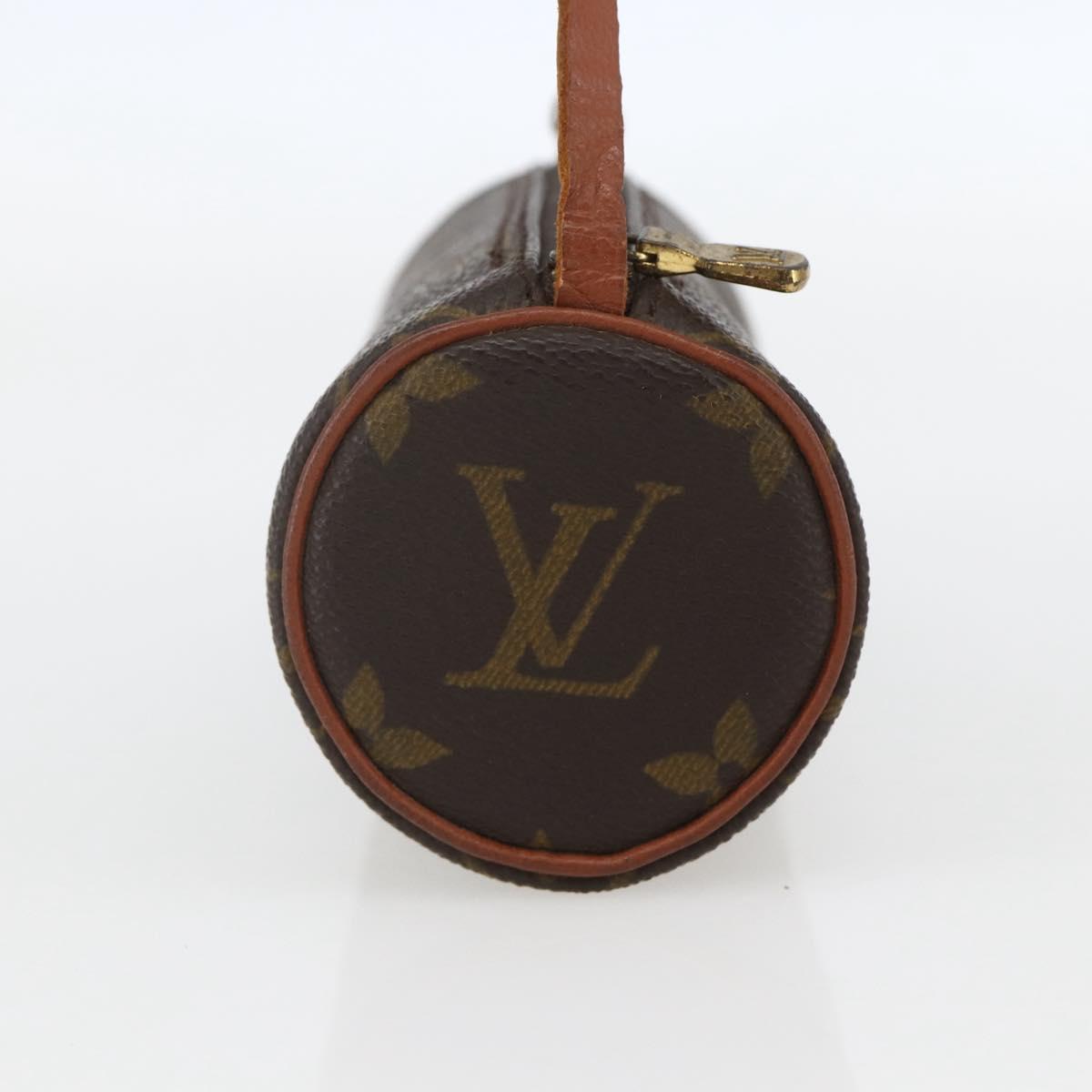 LOUIS VUITTON Monogram Papillon Pouch LV Auth ka753