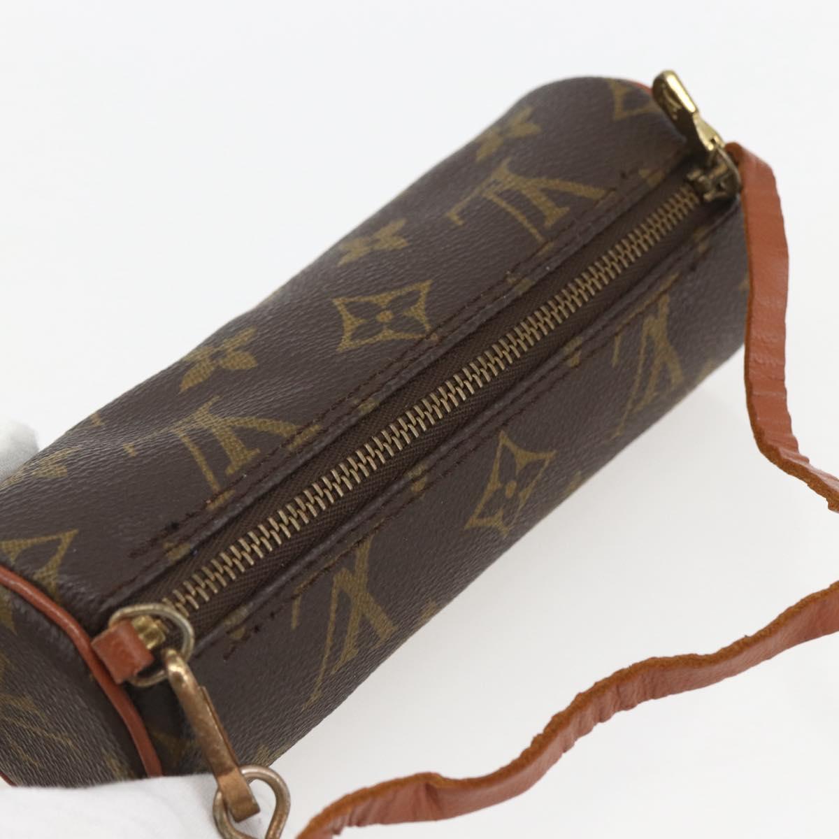 LOUIS VUITTON Monogram Papillon Pouch LV Auth ka753