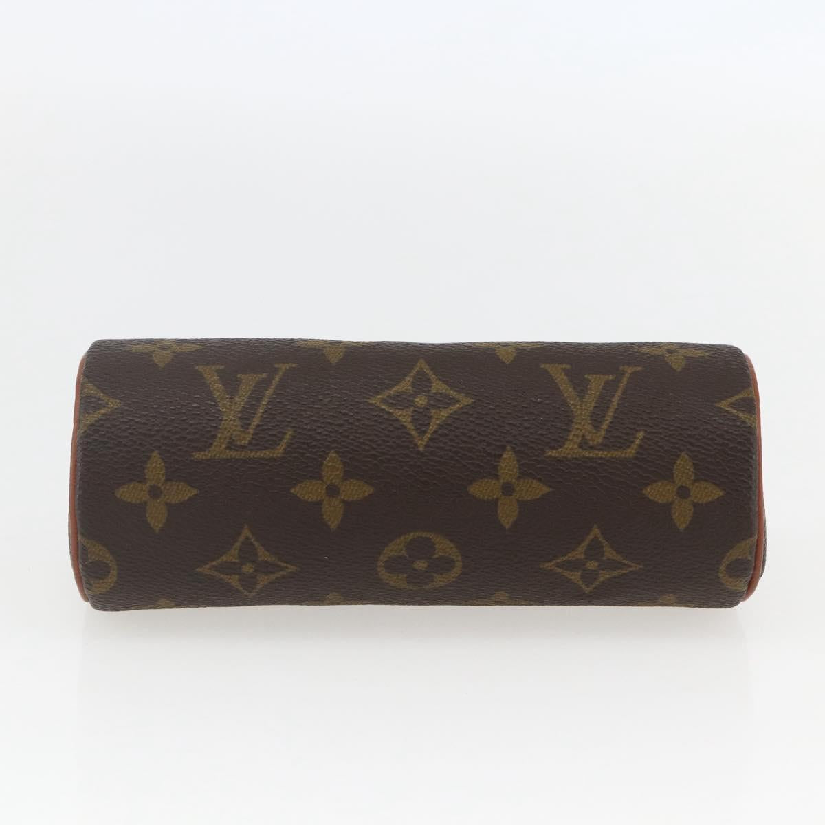 LOUIS VUITTON Monogram Papillon Pouch LV Auth ka753