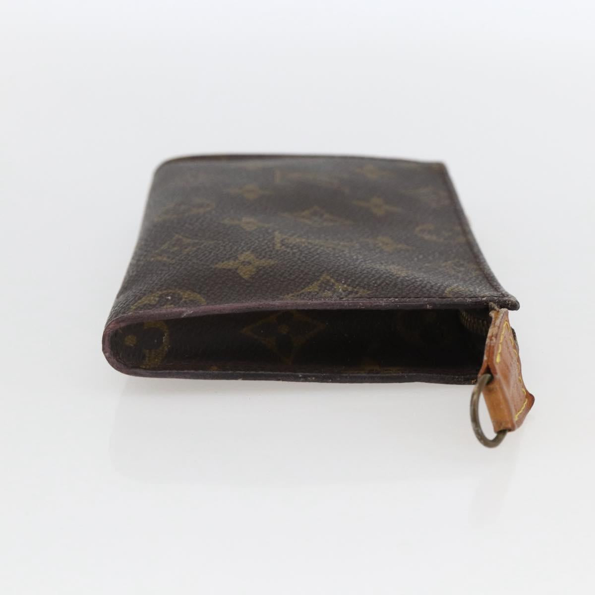 LOUIS VUITTON Monogram Bucket PM Accessory Pouch LV Auth ka755