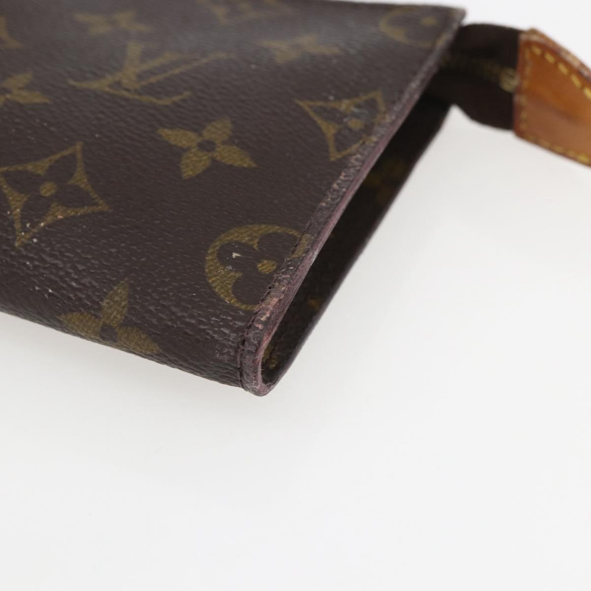 LOUIS VUITTON Monogram Bucket PM Accessory Pouch LV Auth ka755