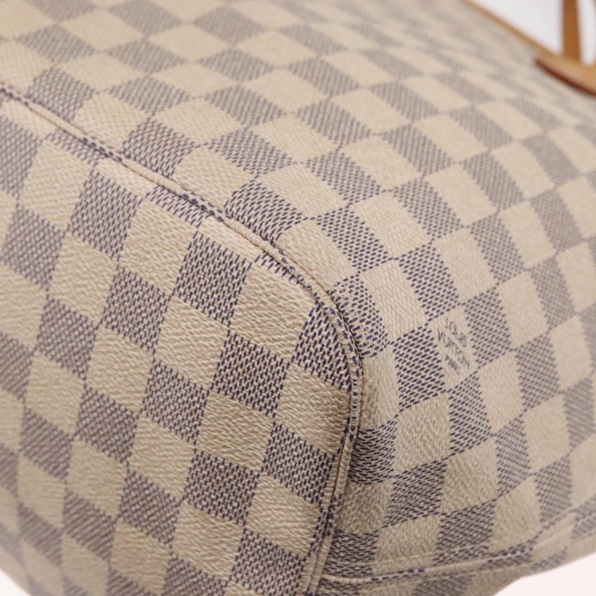 LOUIS VUITTON Damier Azur Neverfull MM Tote Bag N41605 LV Auth ka759