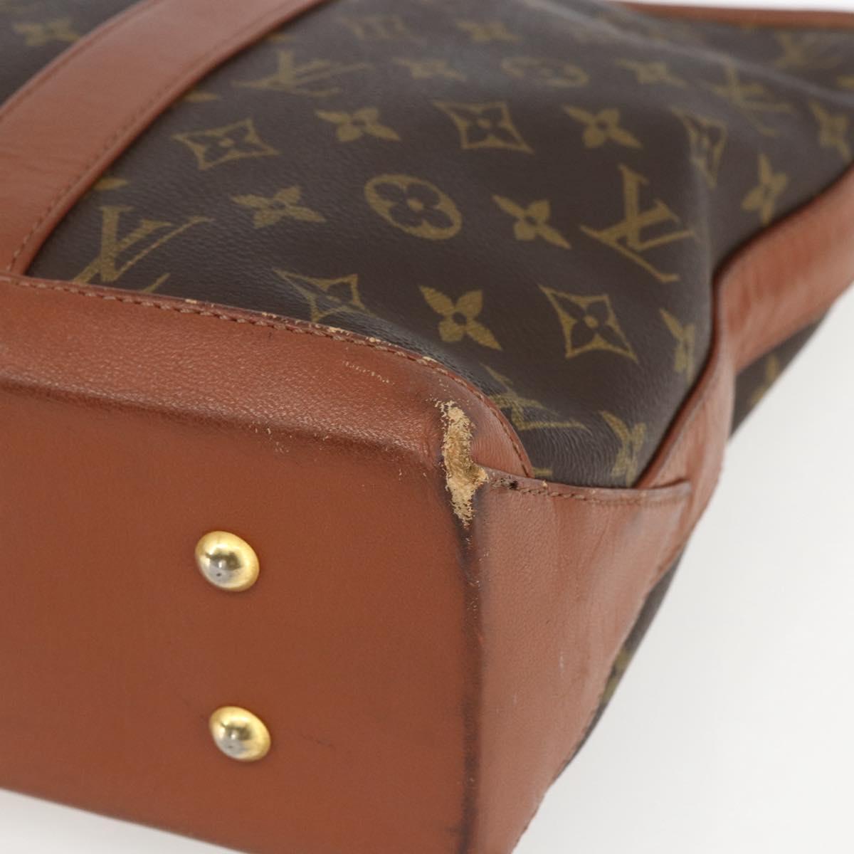 LOUIS VUITTON Monogram Sac Weekend PM Hand Bag M42425 LV Auth ka760
